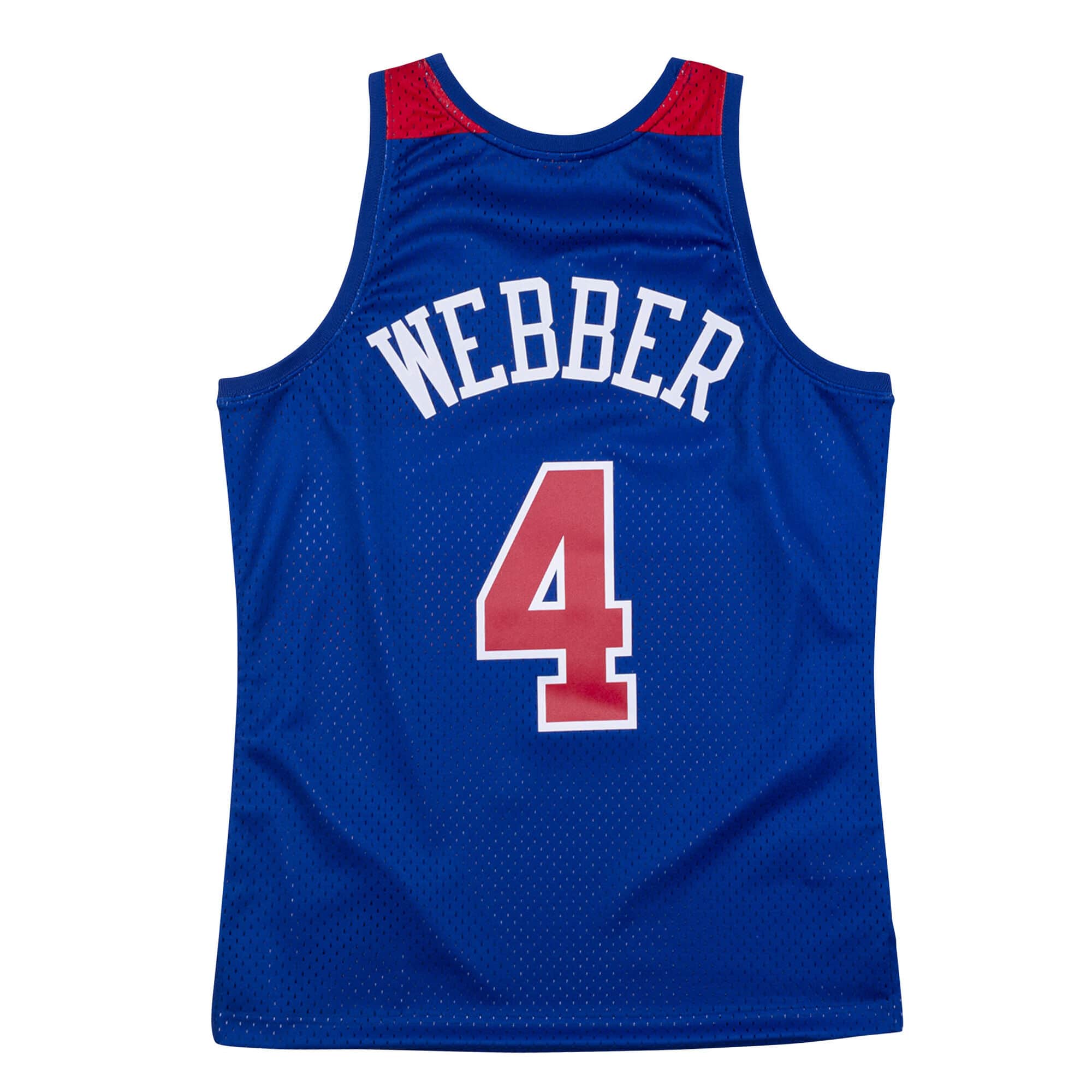 Chris Webber #4 Washington Bullets Mitchell & Ness 1996-97 Hardwood Classic Swingman Jersey - Image 2