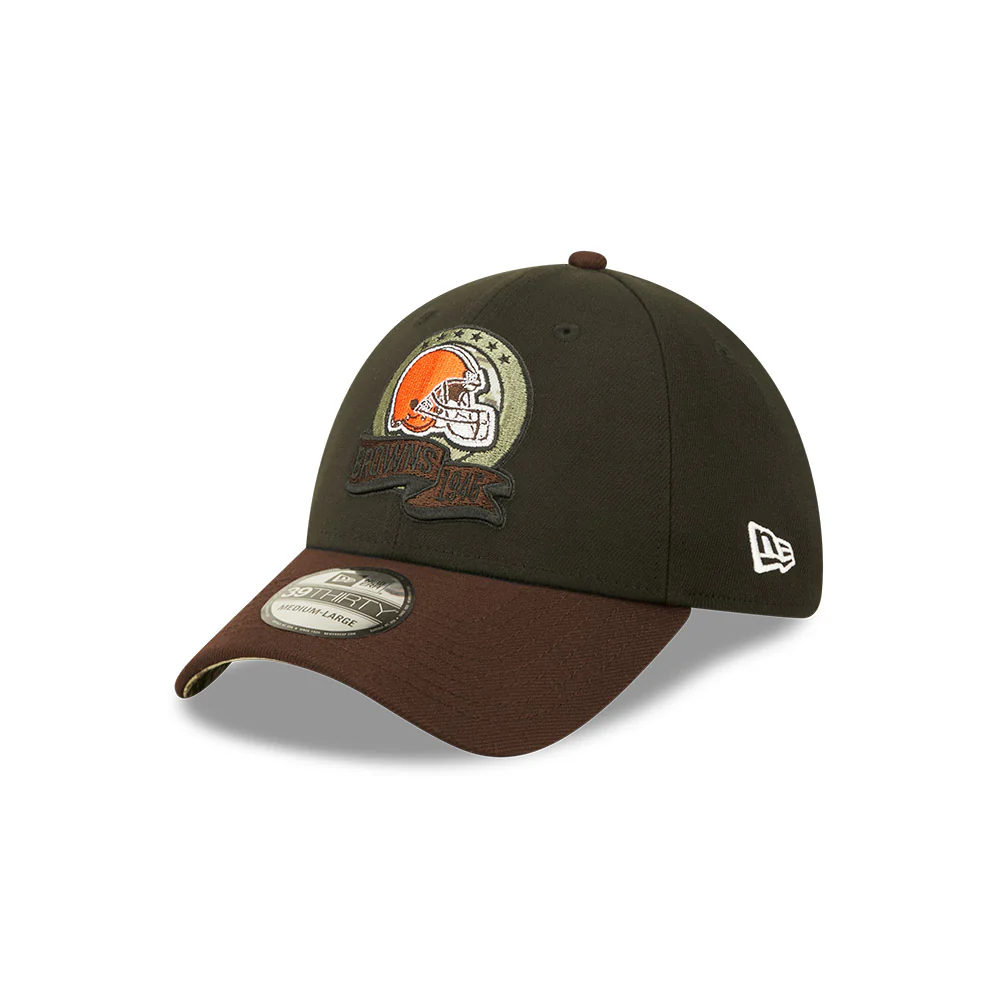 Cleveland Browns New Era 2022 Salute To Service - 39THIRTY Flex Hat - Image 3