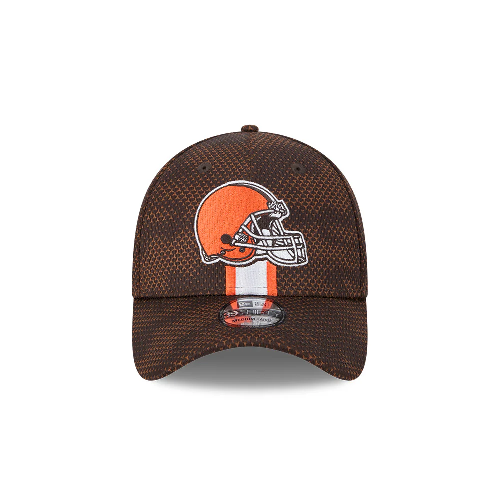 Cleveland Browns NFL 2024 Sideline New Era 39 Thirty Flex Hat - Brown - Image 6