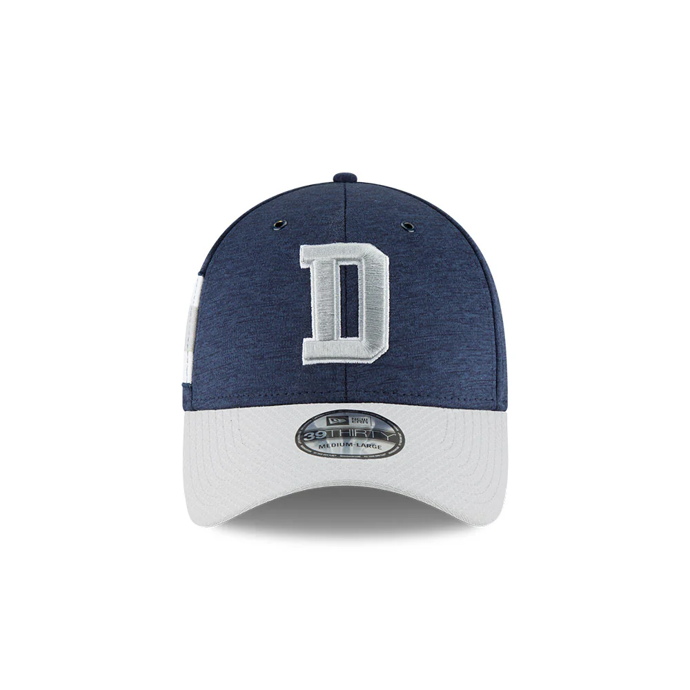 Dallas Cowboys New Era 2018 On Field Sideline Home 39Thirty Flex Fit Hat - Image 4