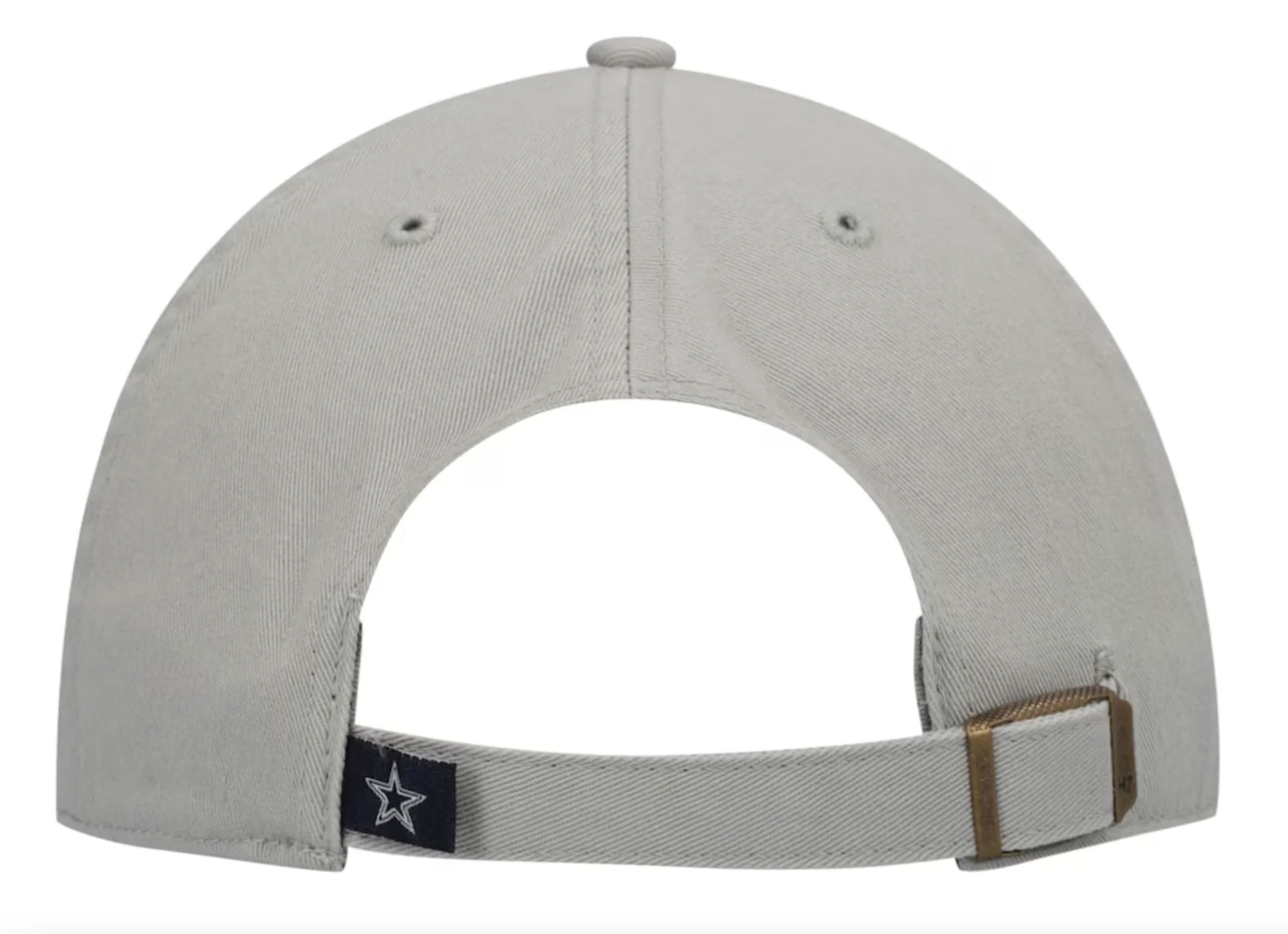 Dallas Cowboys NFL Clean Up Adjustable Hat - Grey - Image 2