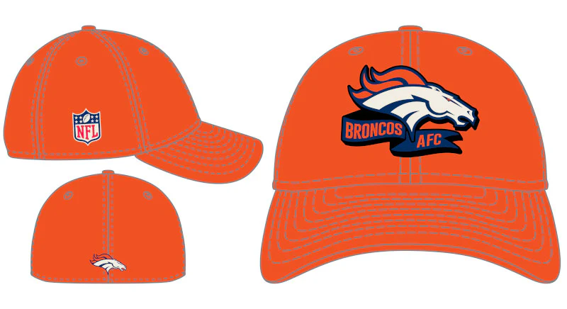 Denver Broncos 2022 Sideline 39THIRTY Coaches Flex Hat - Image 8