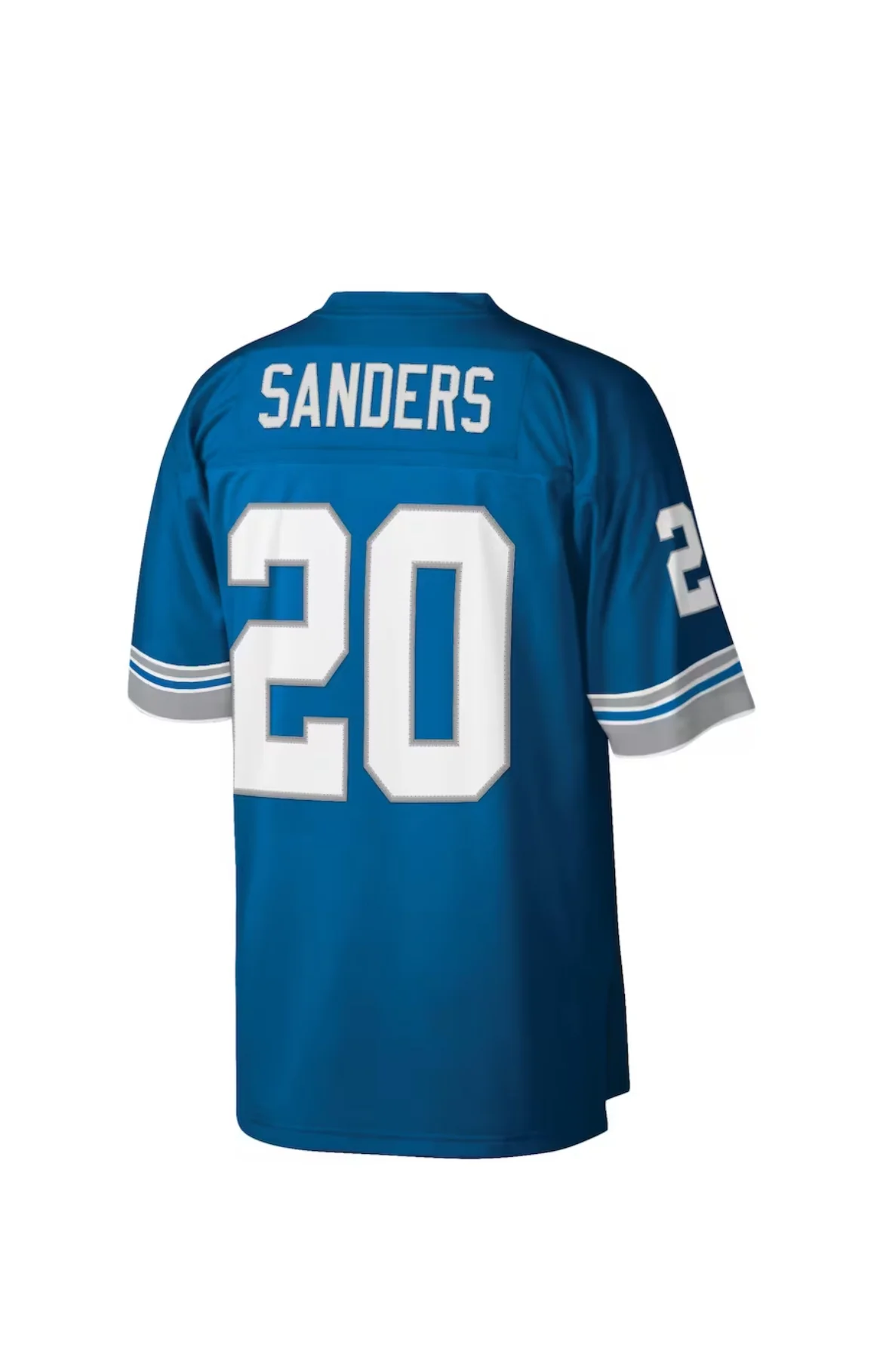 Barry Sanders #20 Detroit Lions 1996 Mitchell & Ness Retired Replica Collection Jersey - Blue - Image 6