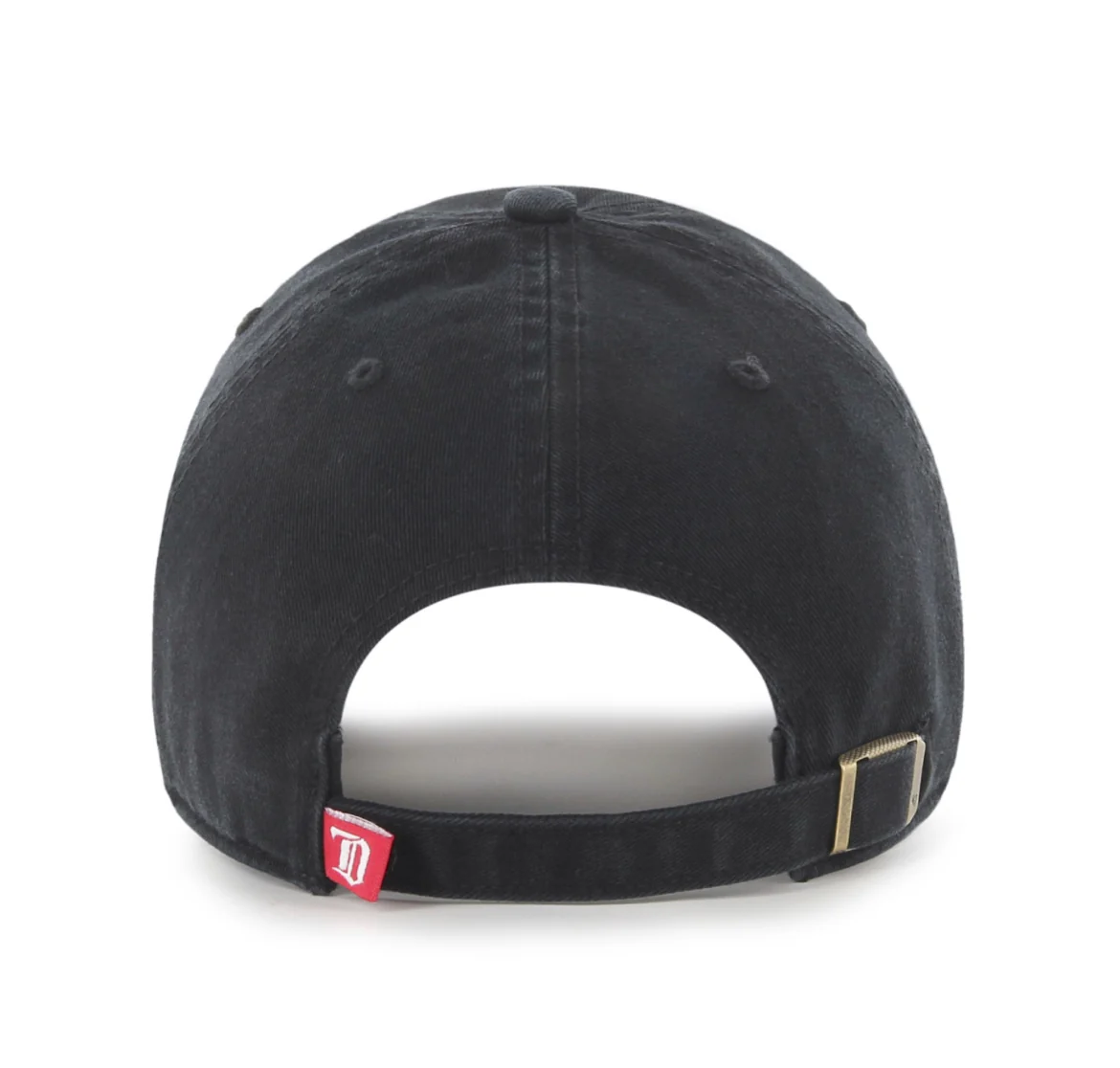 Detroit Red Wings D Vintage Black Clean Up '47 Brand Adjustable Hat - Image 2