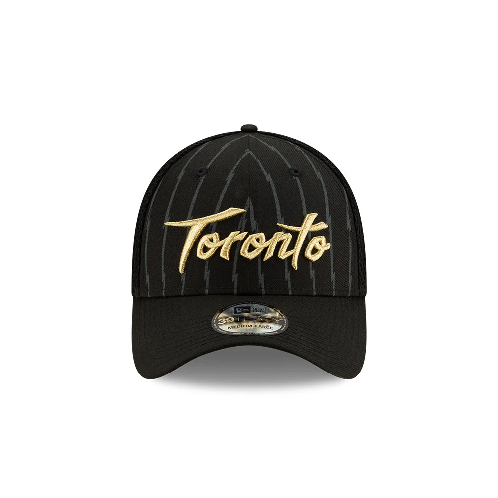 Earned Not Given Toronto Raptors 39Thirty Holiday Edition CS19 Black/Gold New Era FlexFit - Image 2