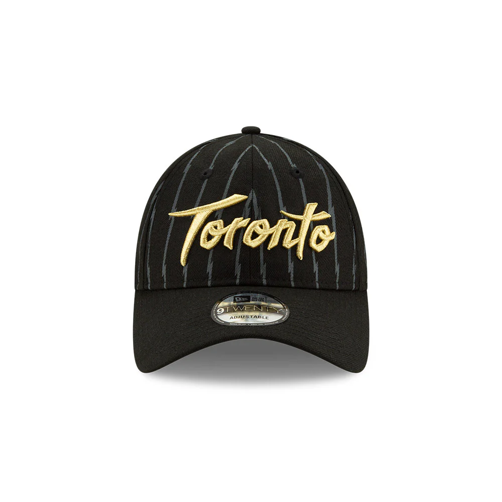 Toronto Raptors Earned Not Given 9Twenty Holiday Edition CS19 Black/Gold New Era Adjustable - Image 4