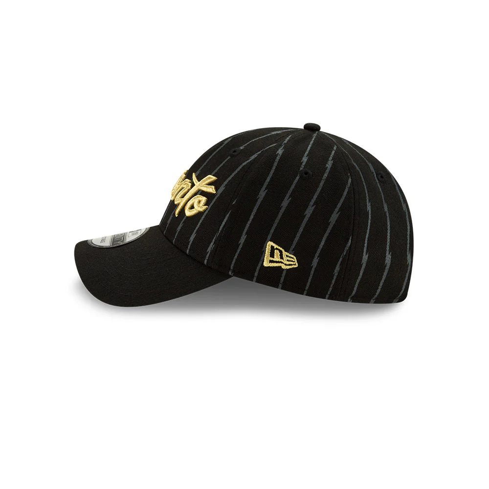 Toronto Raptors Earned Not Given 9Twenty Holiday Edition CS19 Black/Gold New Era Adjustable - Image 6