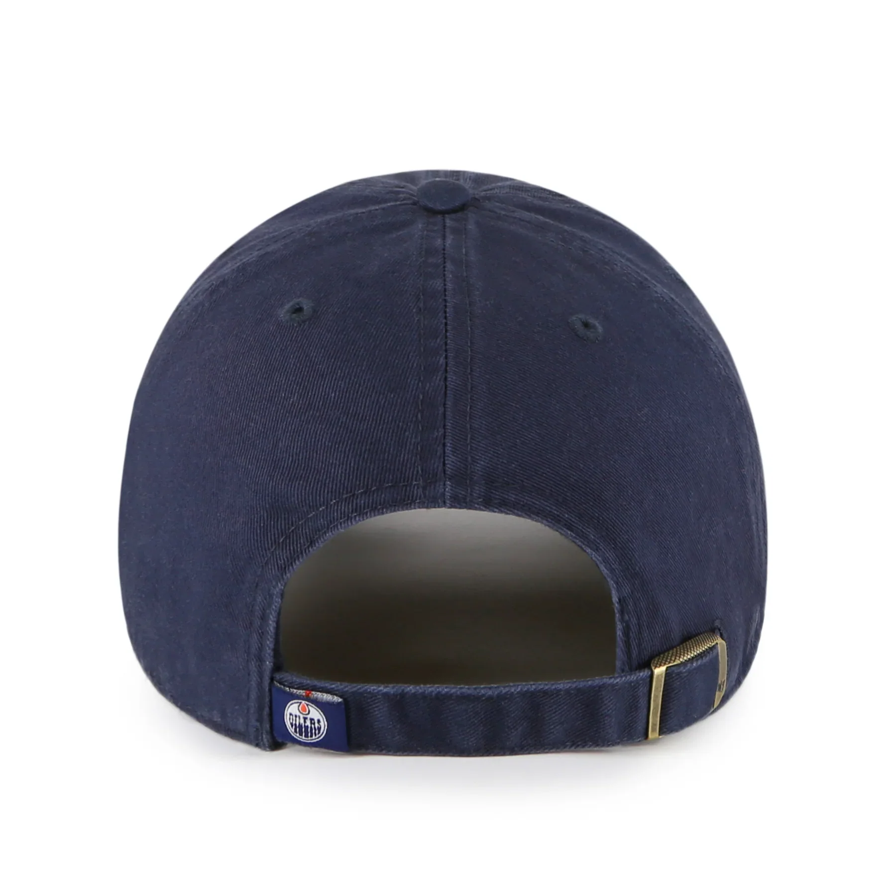 Edmonton Oilers 47 brand Clean Up Adjustable Hat - Navy - Image 2