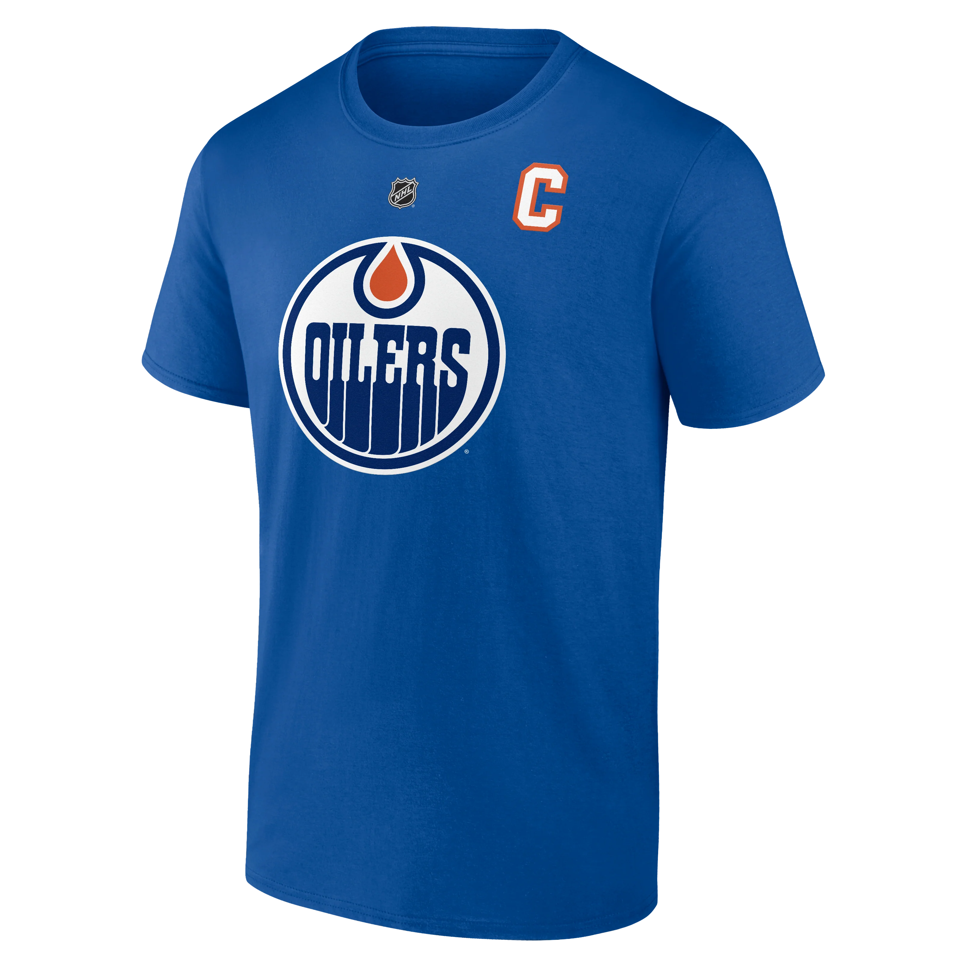 Edmonton Oilers Conner McDavid #97 Fanatics T-Shirt - Blue - Image 3