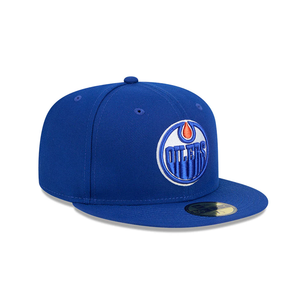 Edmonton Oilers New Era 59FIFTY Core Fitted Hat - Image 3