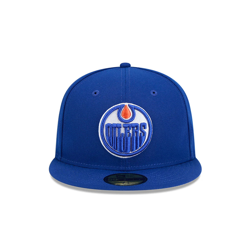 Edmonton Oilers New Era 59FIFTY Core Fitted Hat - Image 5