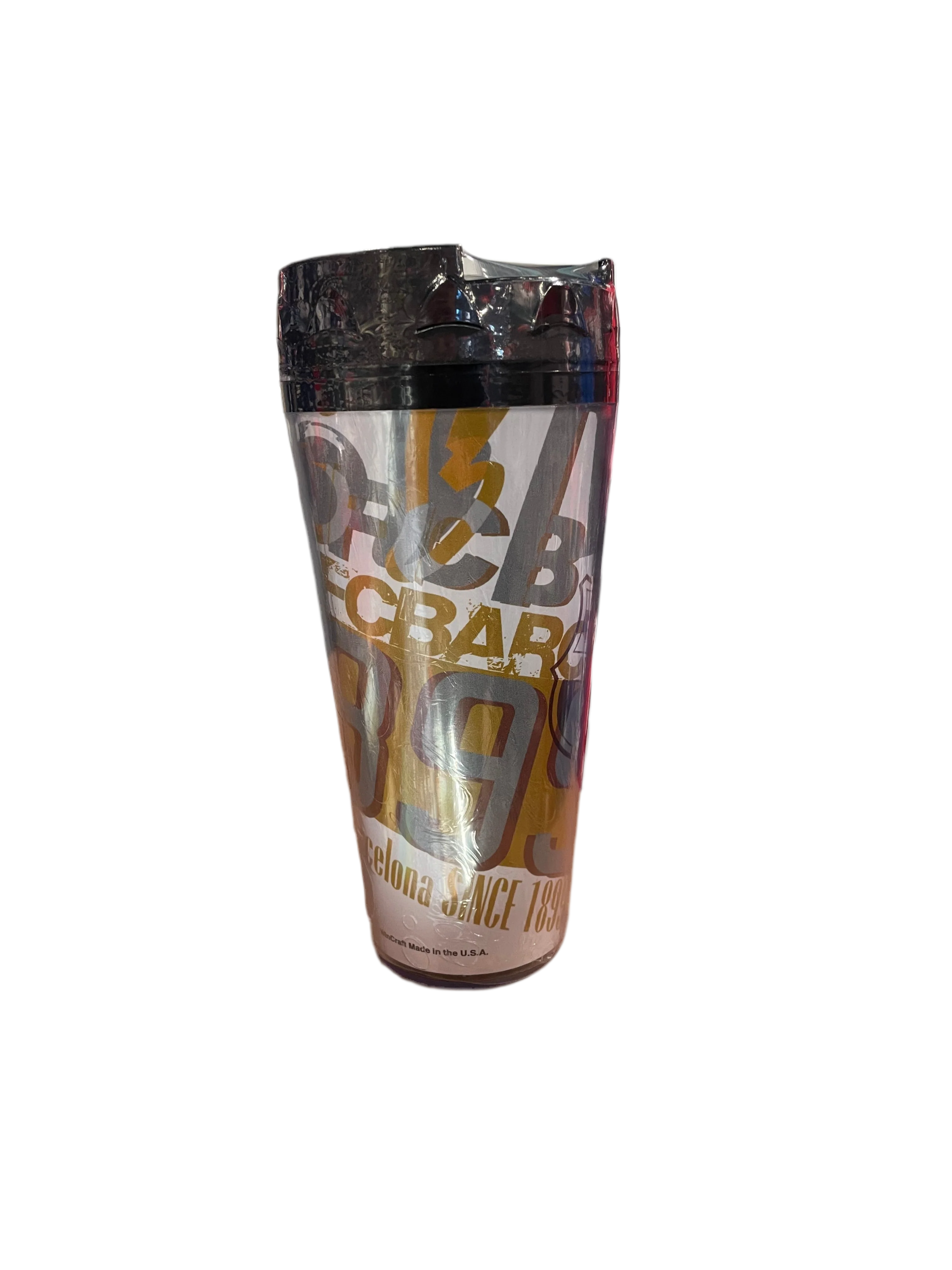 FC Barcelona Official Football Executive Travel Mug - Image 2