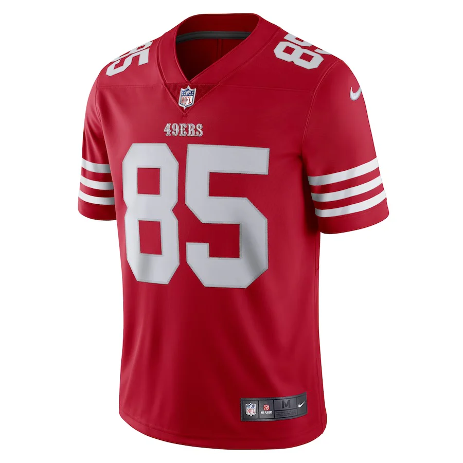 George Kittle #85 San Francisco 49ers Scarlet Nike Vapor F.U.S.E Limited Jersey - Image 2