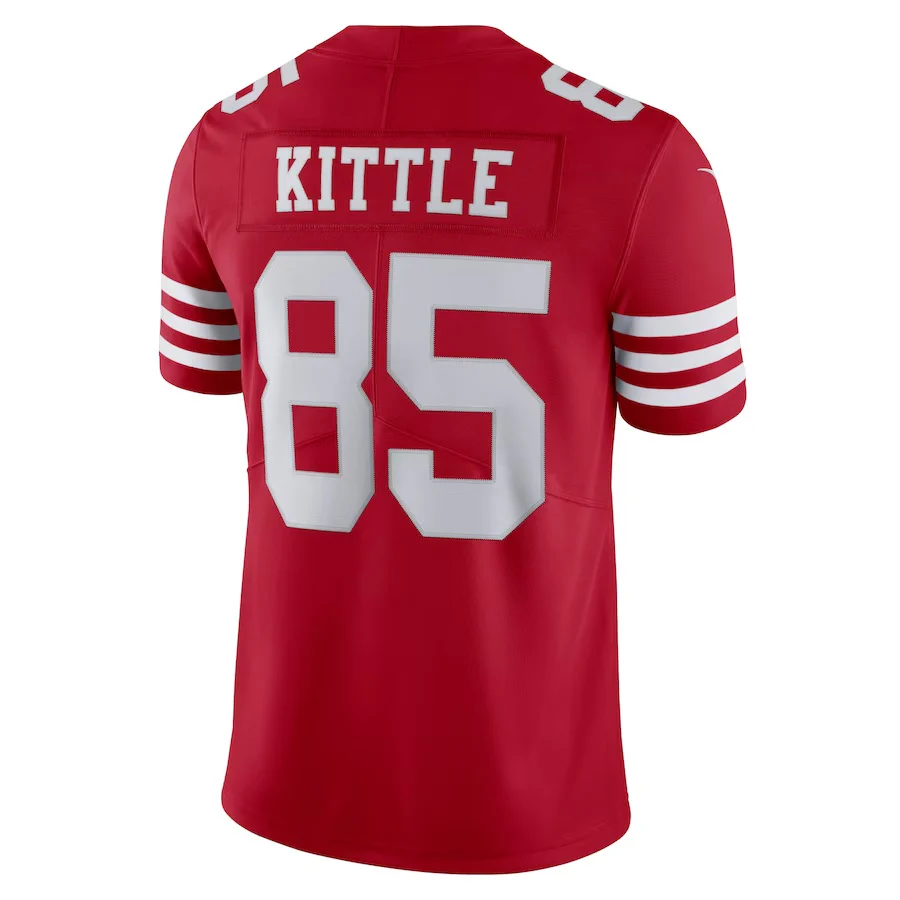 George Kittle #85 San Francisco 49ers Scarlet Nike Vapor F.U.S.E Limited Jersey - Image 3