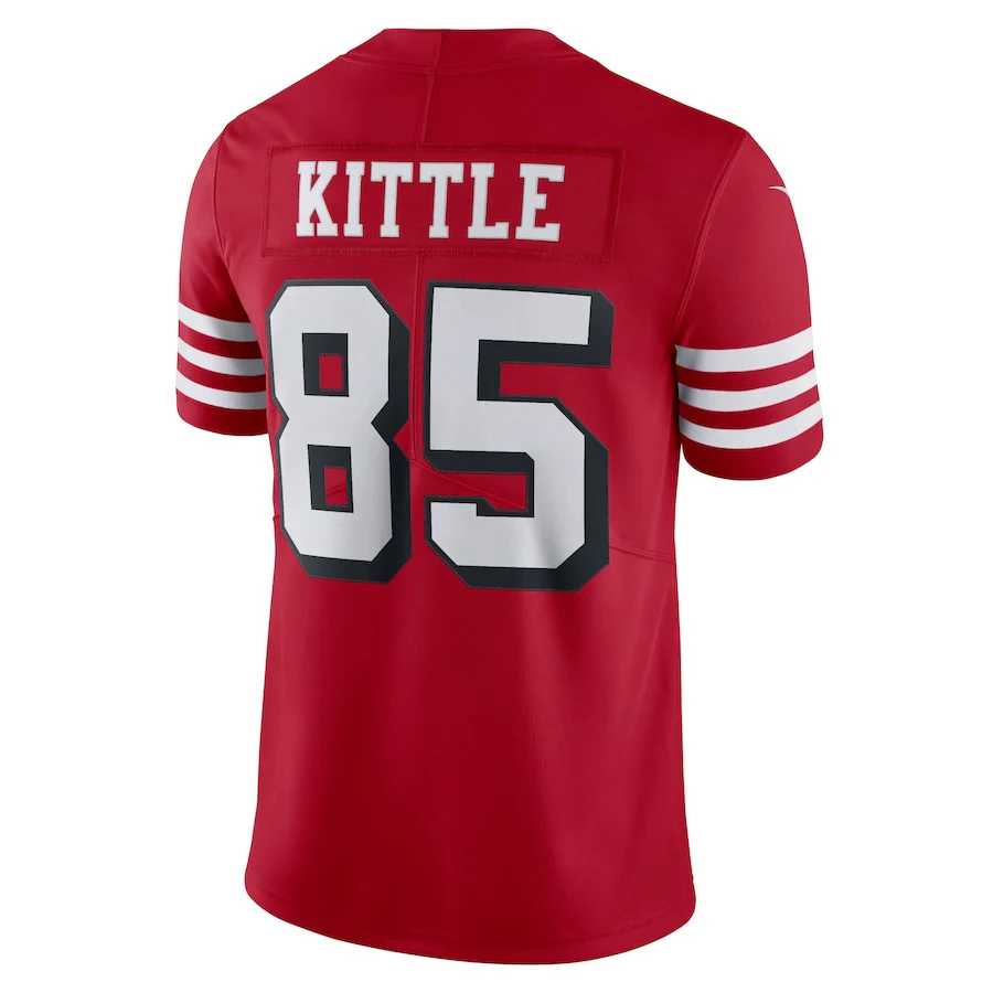 George Kittle San Francisco 49ERS Red Alternate Nike F.U.S.E Limited Jersey - Image 3