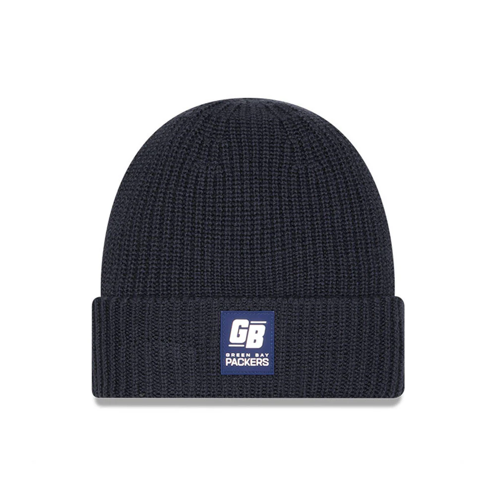 Green Bay Packers Retro New Era Charcoal 2025 Sideline Cold Weather Cuffed Knit Toque