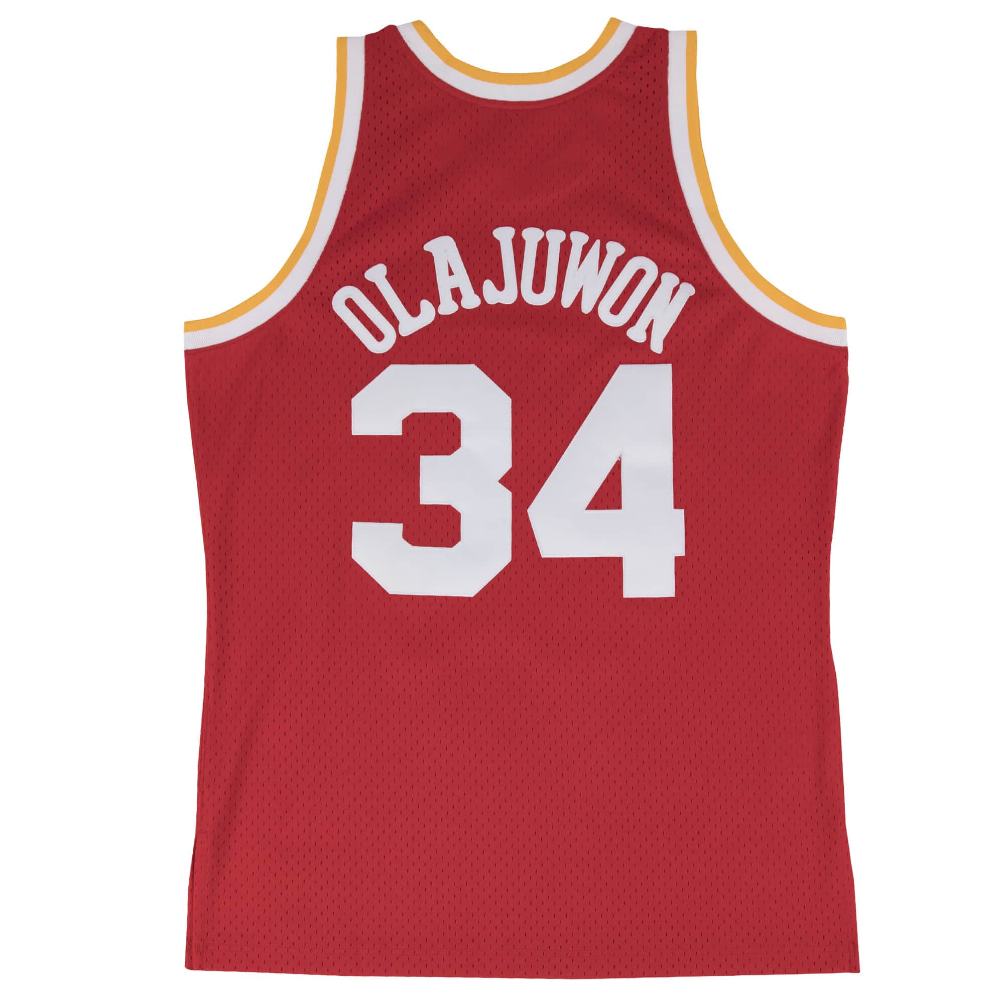 Hakeem Olajuwon Houston Rockets Mitchell & Ness 1993-94 Hardwood Classic Swingman Away Jersey - Image 2