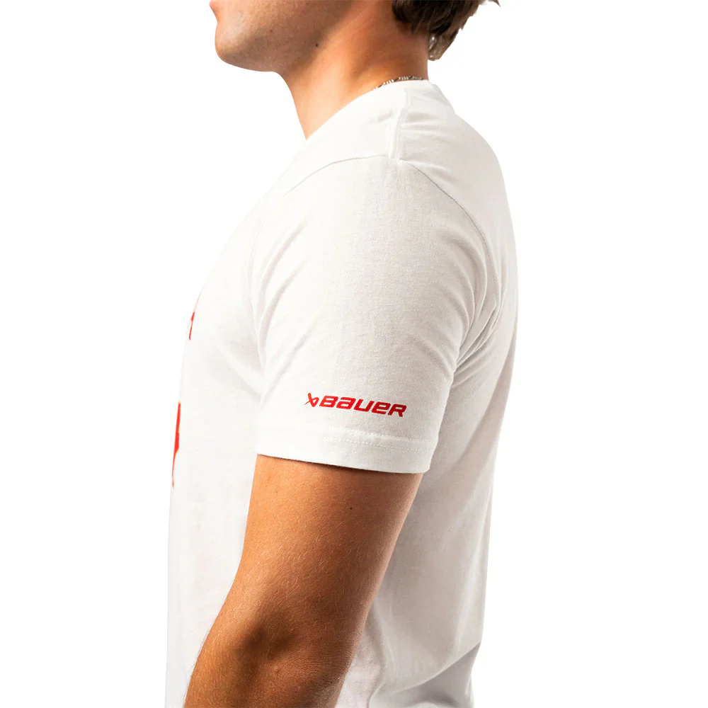 Team Canada Hockey Bauer Graphic T-Shirt - White - Image 3