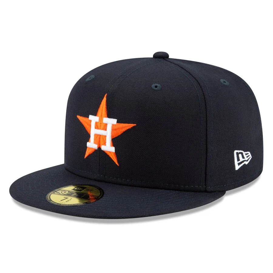 Houston Astros New Era Navy Authentic Collection On-Field 59FIFTY Home Fitted Hat - Image 2