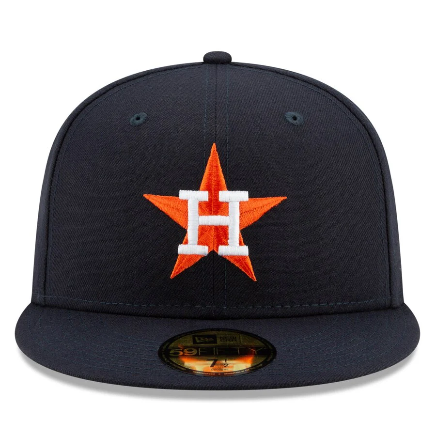 Houston Astros New Era Navy Authentic Collection On-Field 59FIFTY Home Fitted Hat - Image 3