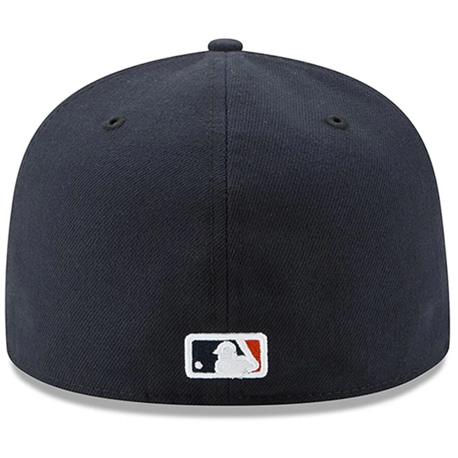 Houston Astros New Era Navy/Orange Authentic Collection On-Field 59FIFTY Road Fitted Hat - Image 4