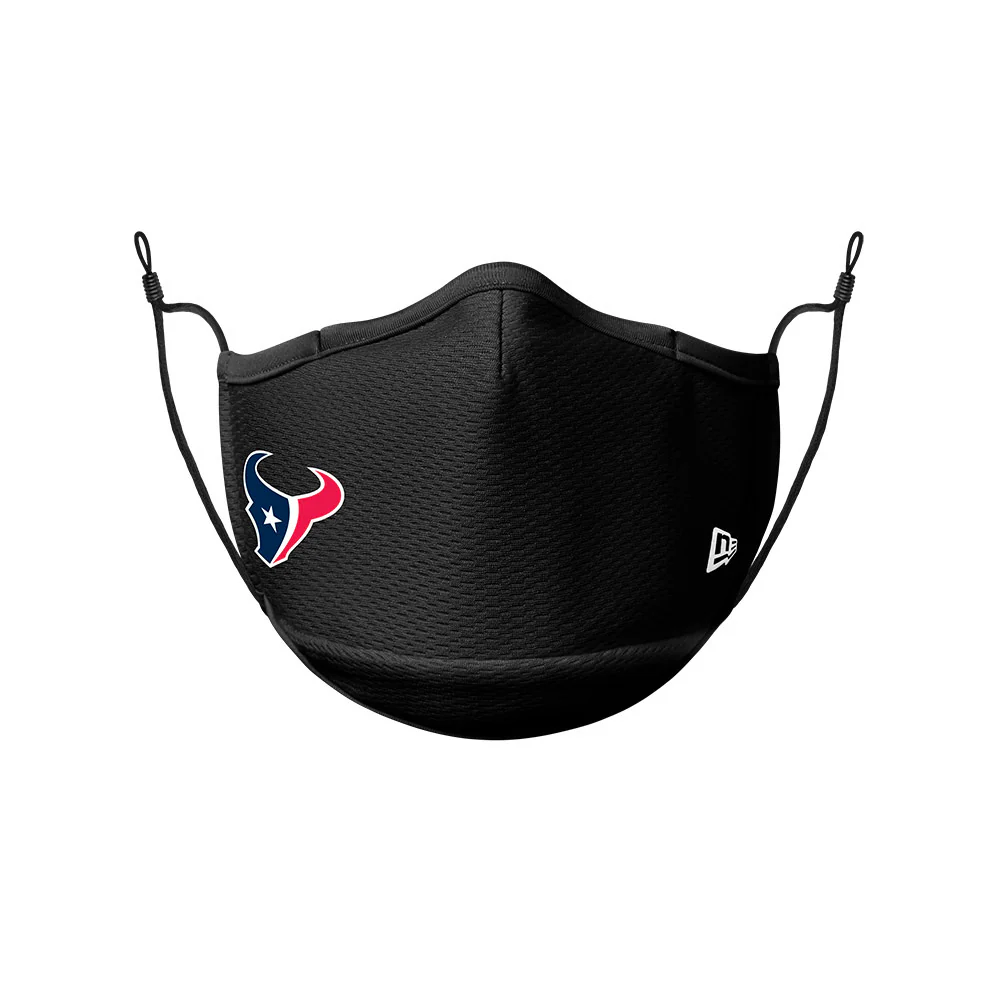 Houston Texans New Era Black On-Field Face Cover Mask
