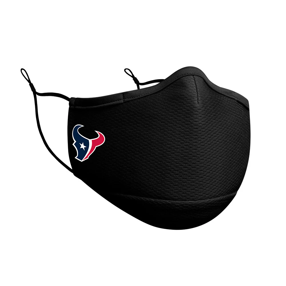 Houston Texans New Era Black On-Field Face Cover Mask - Image 2