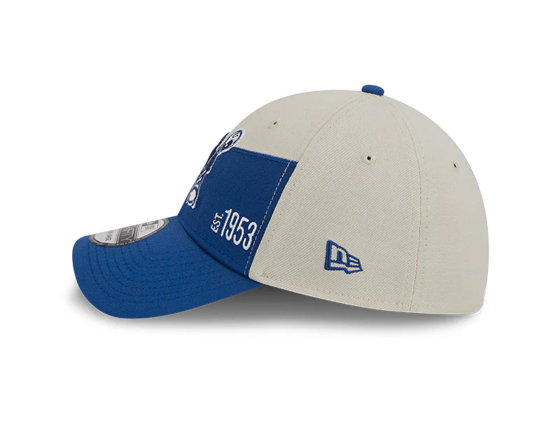 Indianapolis Colts New Era 2023 Historic Sideline 39THIRTY Flex Hat - Cream/Royal - Image 4