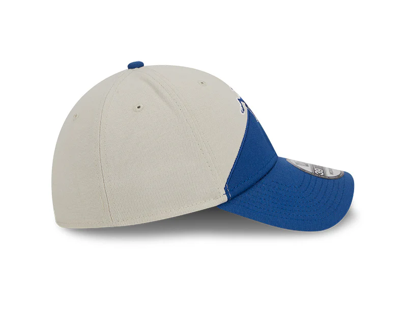 Indianapolis Colts New Era 2023 Historic Sideline 39THIRTY Flex Hat - Cream/Royal - Image 5
