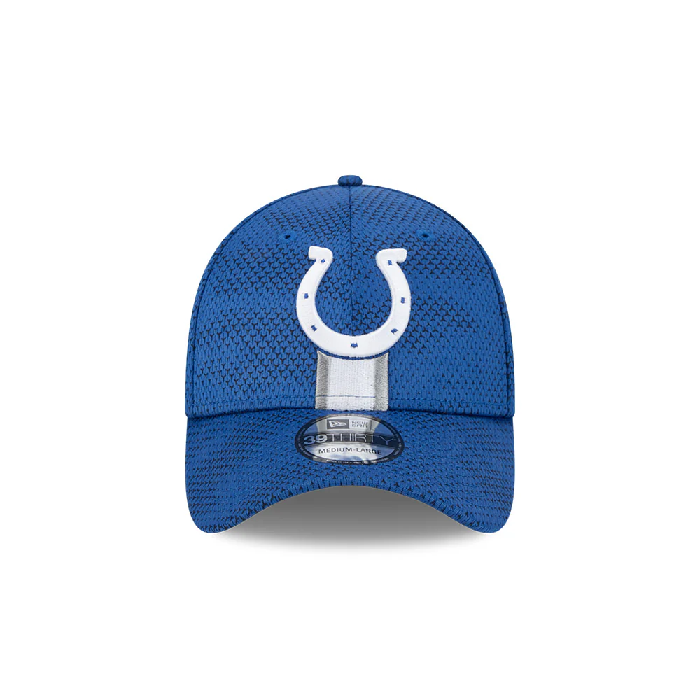 Indianapolis Colts NFL 2024 Sideline New Era 39 Thirty Flex Hat - Royal Blue - Image 5