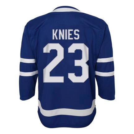Infant Toronto Maple Leafs Matthew Knies #23  - 18 Months Premier Jersey Home - Blue - Image 3
