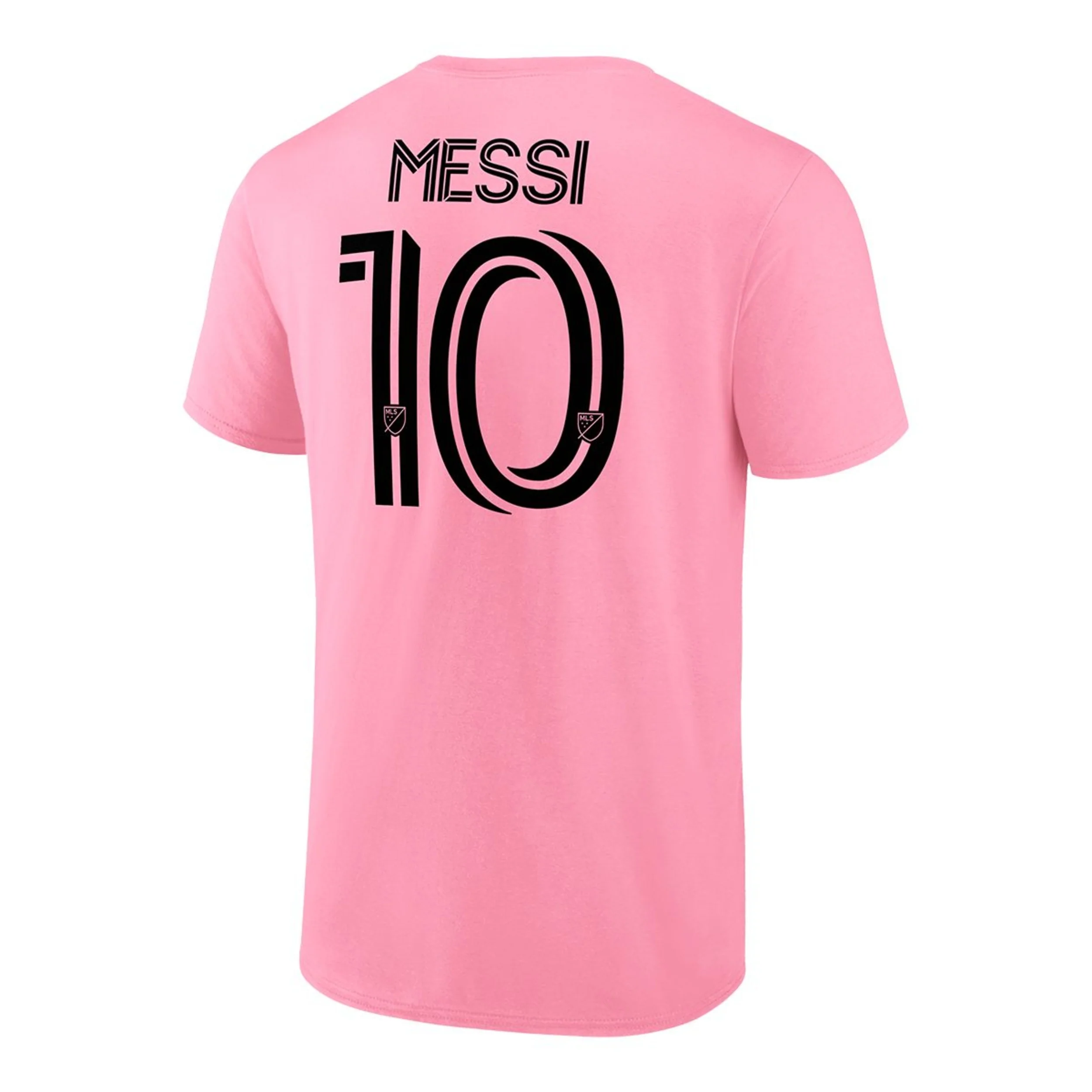 Inter Miami CF Fanatics Lionel Messi Player T Shirt - Pink - Image 3