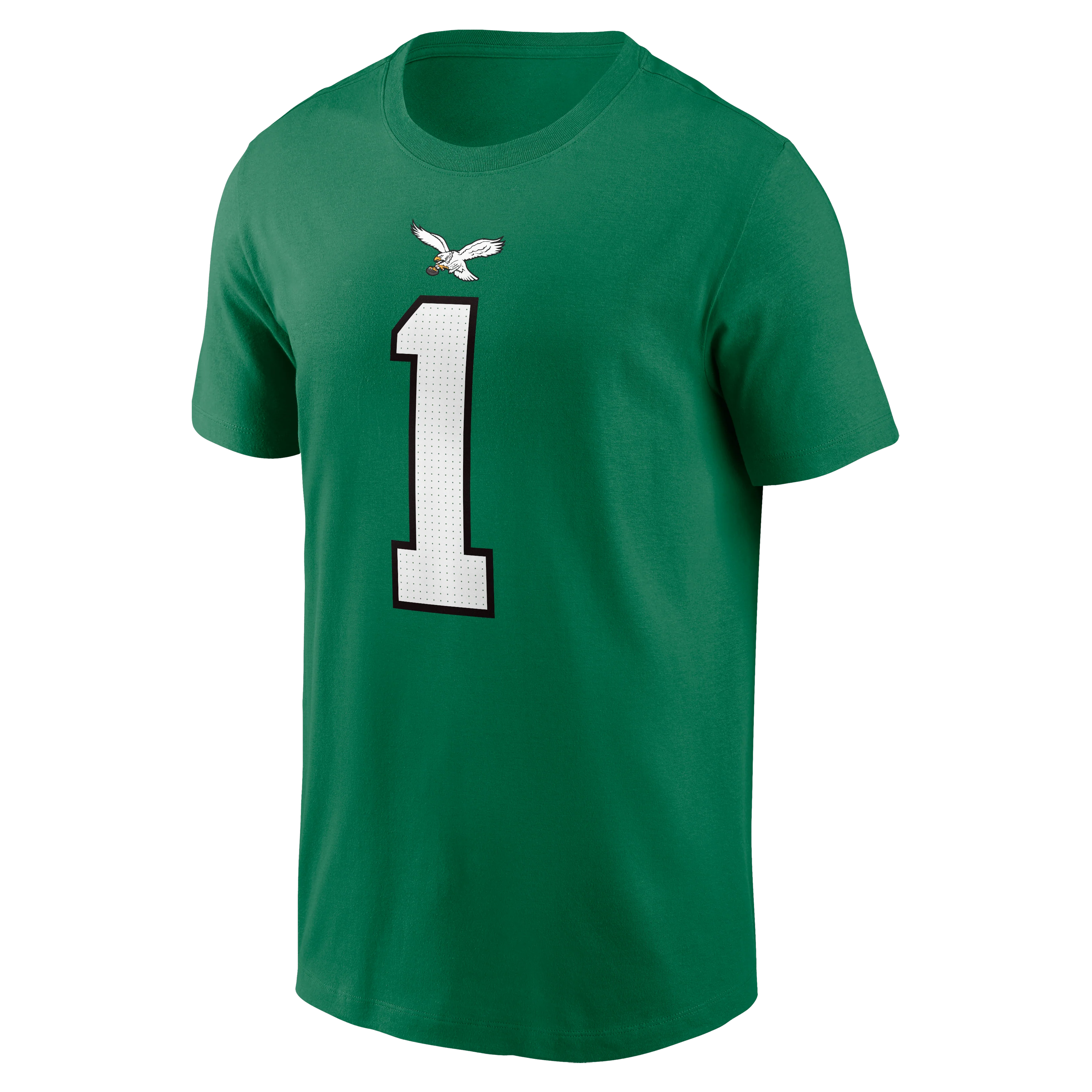 Jalen Hurts #1 Philadelphia Eagles Nike Player Name & Number T-Shirt - Kelly Green - Image 3