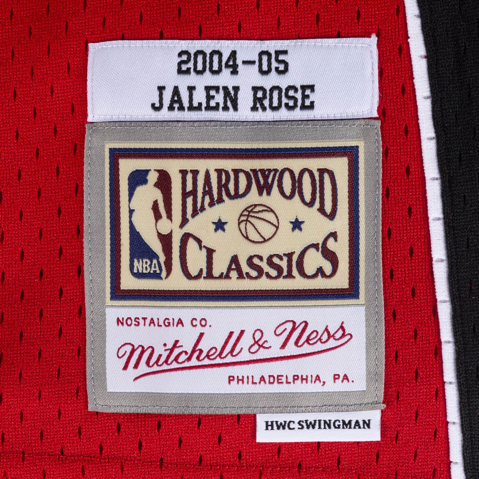 Jalen Rose Toronto Raptors Mitchell & Ness 2004-05 Hardwood Classic Swingman Jersey - Image 3
