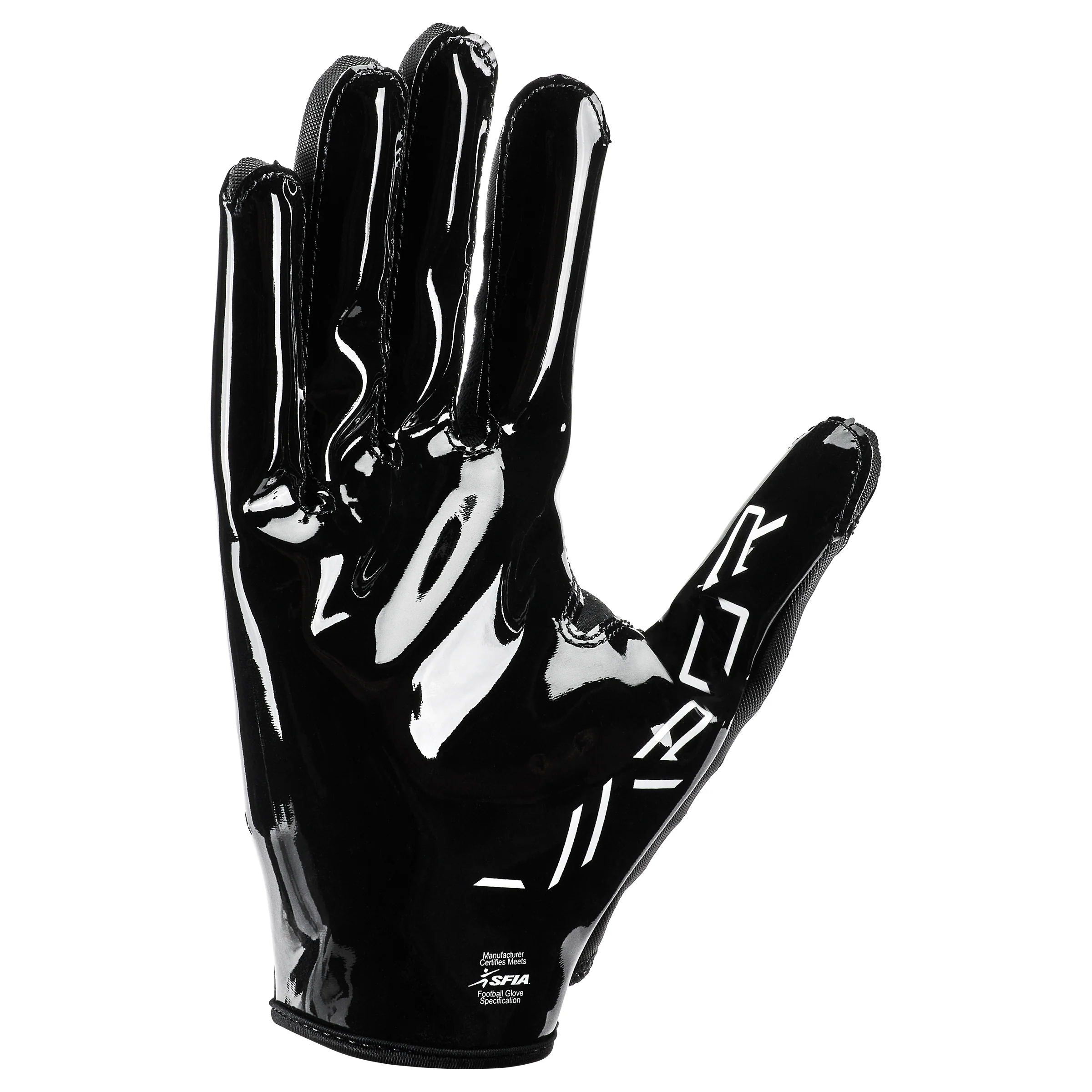 Jet Black Nike Vapor Football Gloves - Image 2