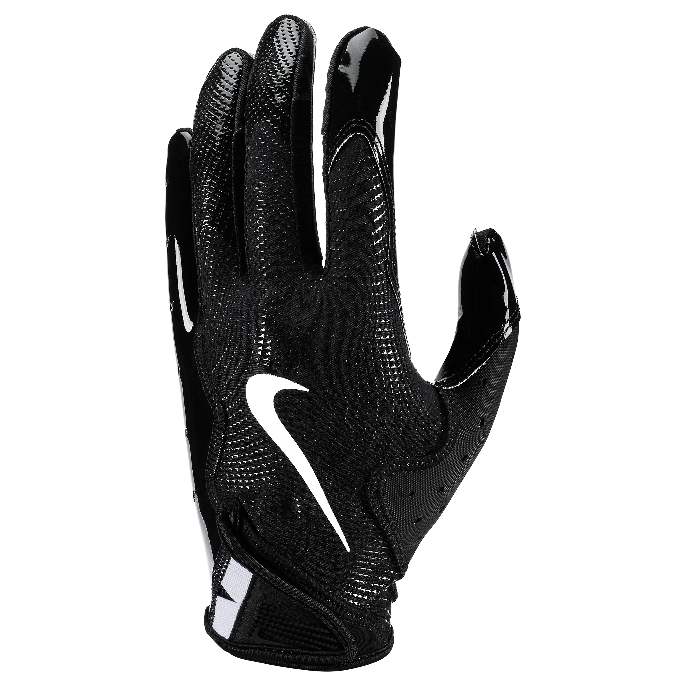 Jet Black Nike Vapor Football Gloves - Image 3