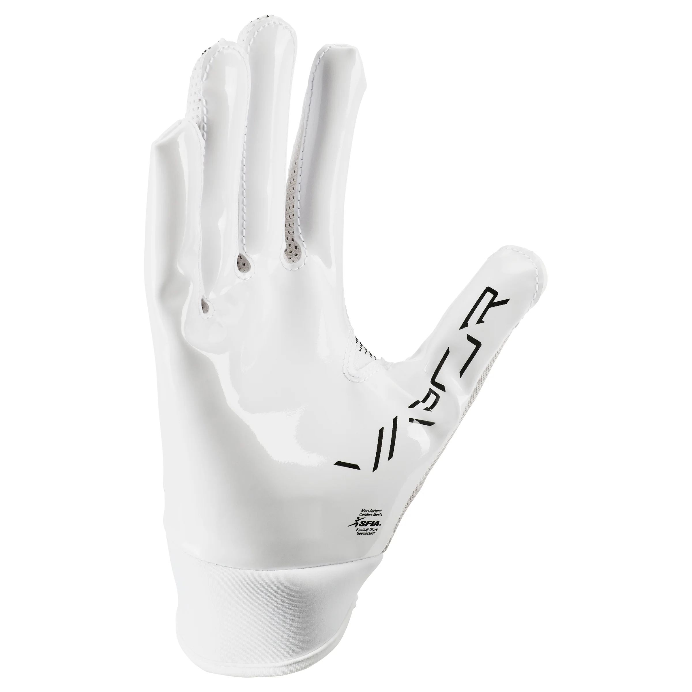 Youth Jet White Nike Vapor Football Gloves - Image 2