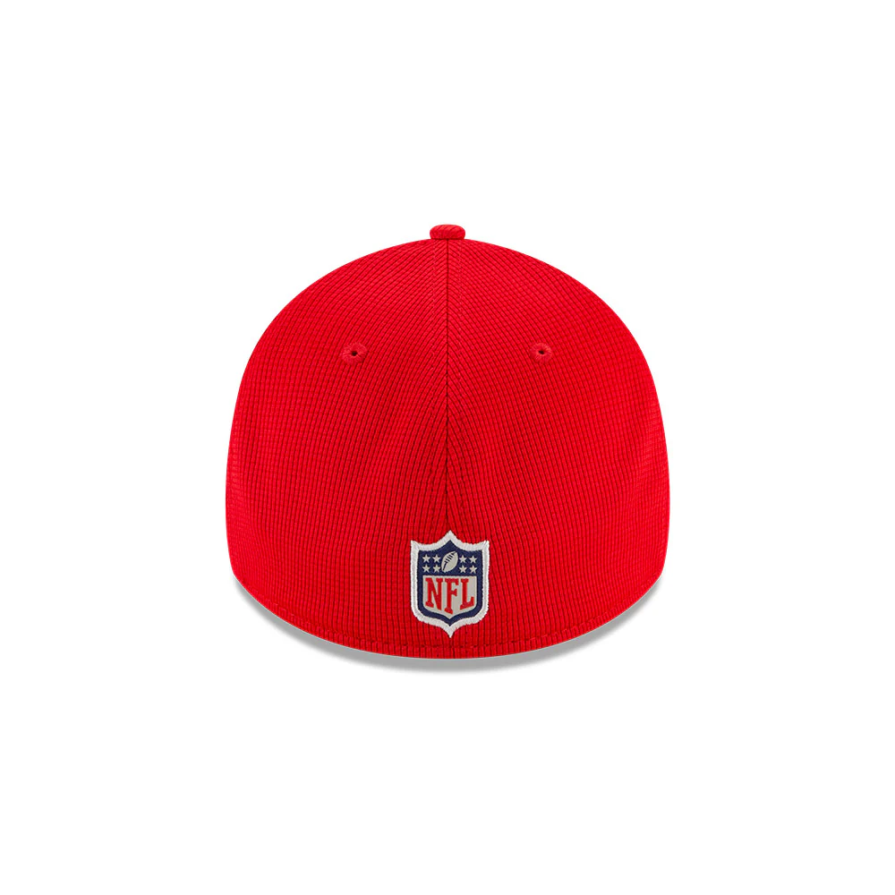 Kansas City Chiefs 2021 New Era NFL Sideline Home Red 39THIRTY Flex Hat - Image 5
