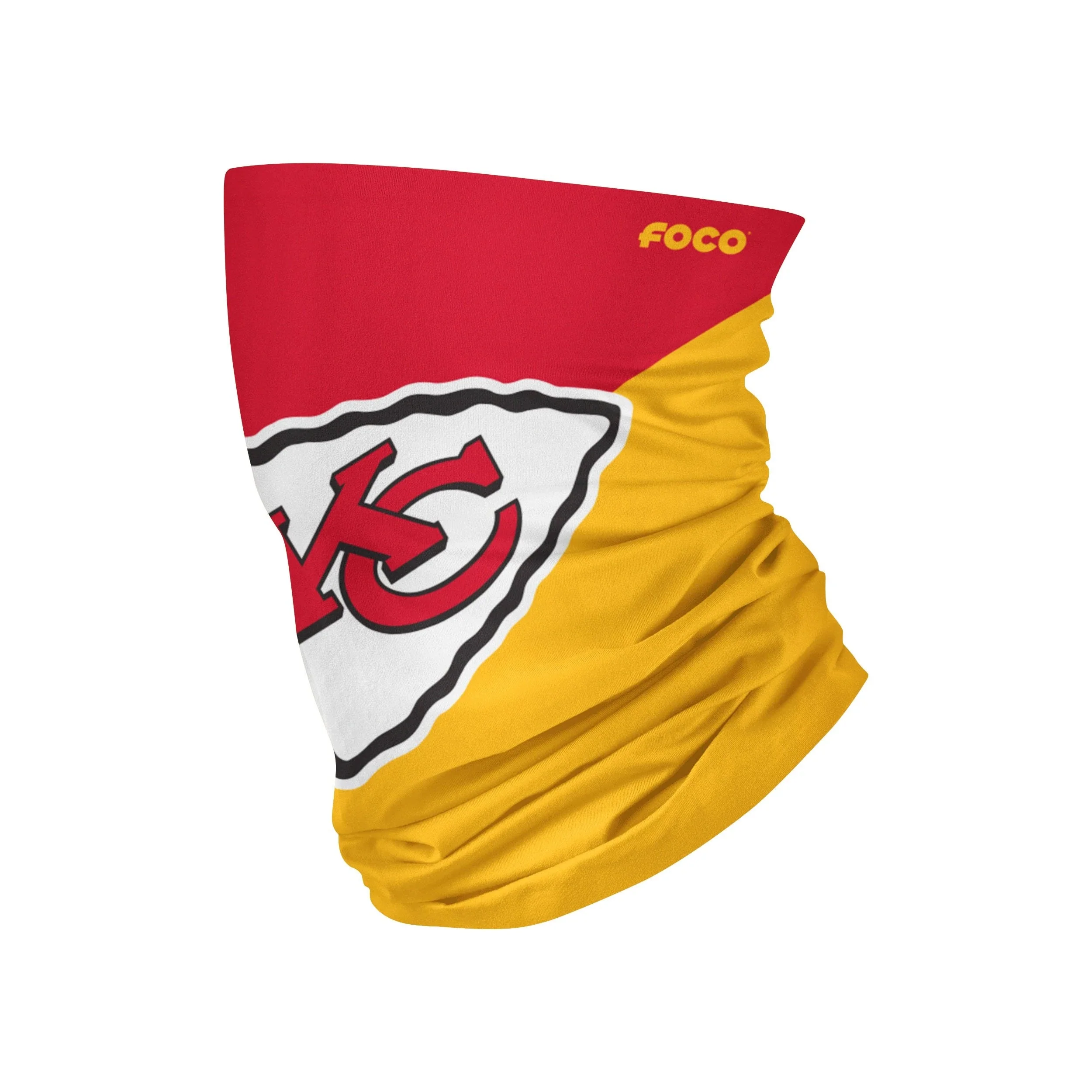 Kansas City Chiefs Big Logo FOCO NFL Face Mask Gaiter Scarf