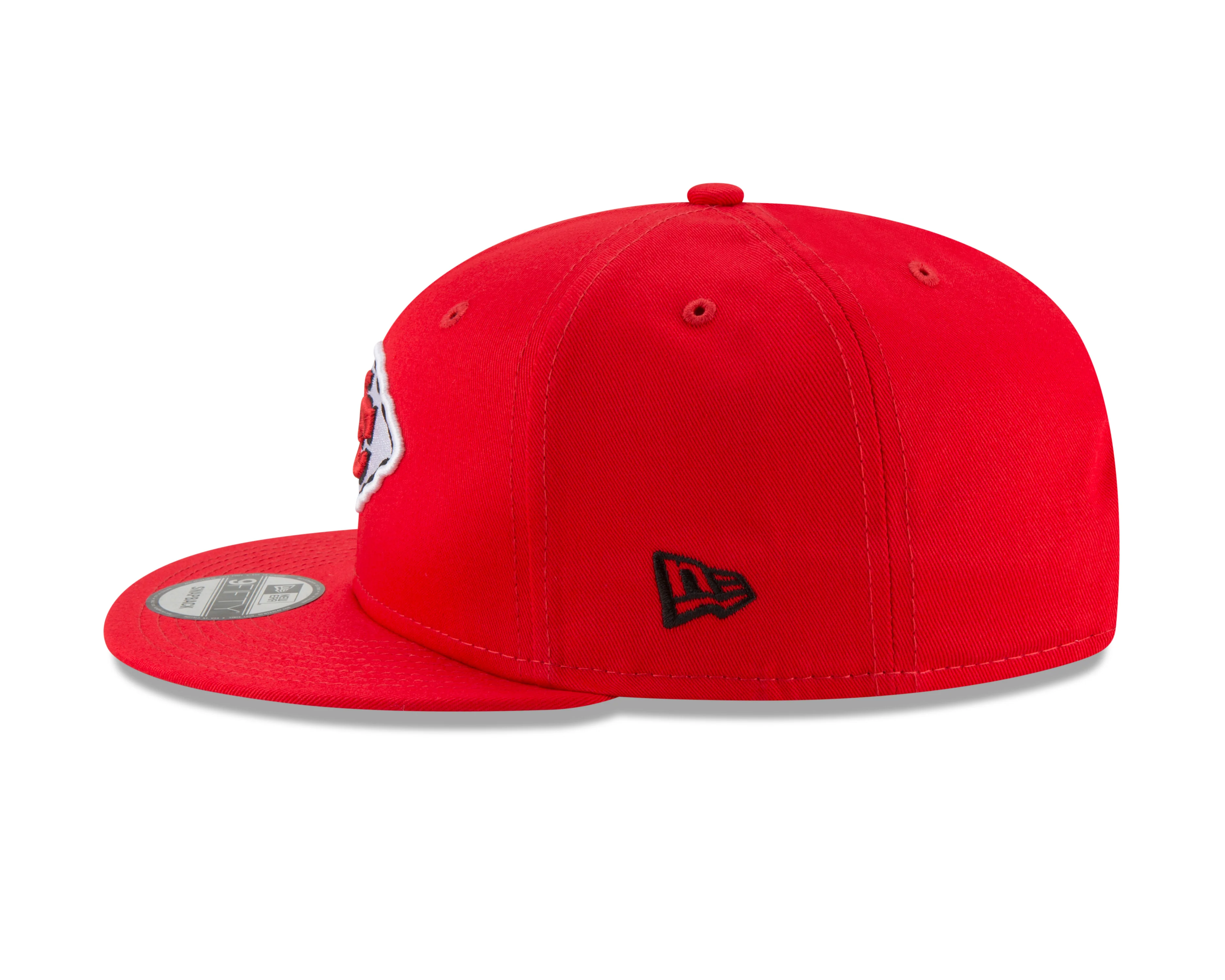 Kansas City Chiefs New Era Team 9Fifty Snapback Hat - Red - Image 2