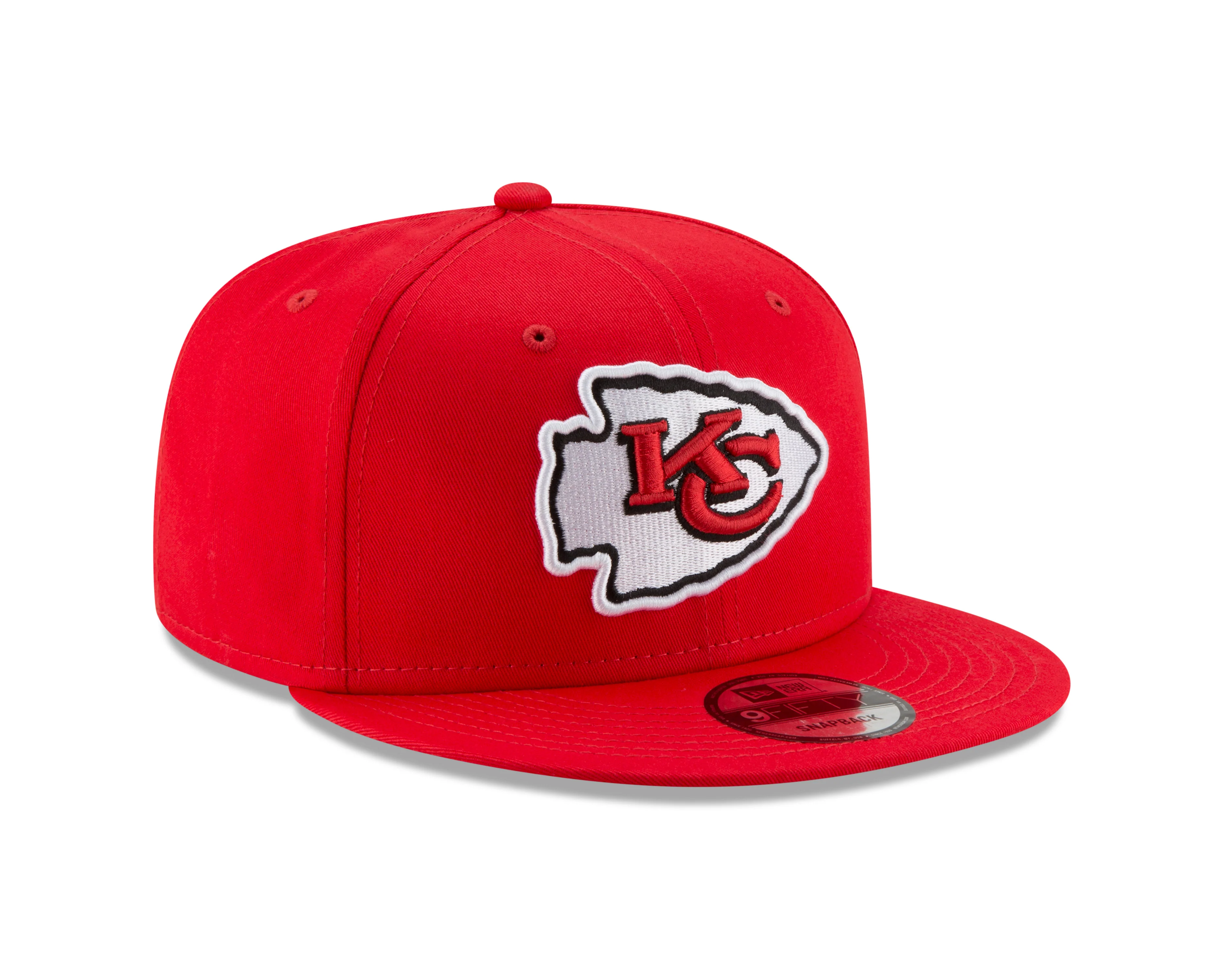 Kansas City Chiefs New Era Team 9Fifty Snapback Hat - Red - Image 4