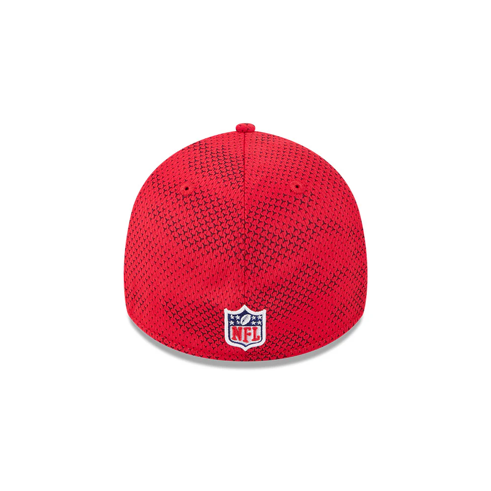Kansas City Chiefs NFL 2024 Sideline New Era 39 Thirty Flex Hat - Red - Image 4