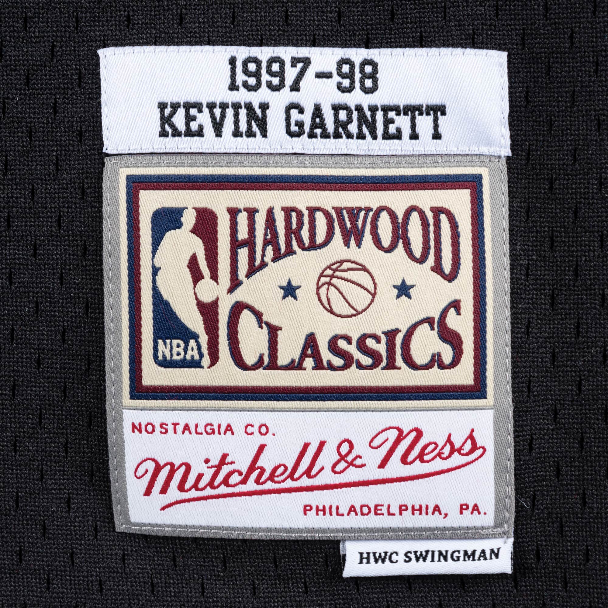 Kevin Garnett Minnesota Timberwolves Mitchell & Ness 1997-98 Hardwood Classic Swingman Alternate Jersey - Image 3