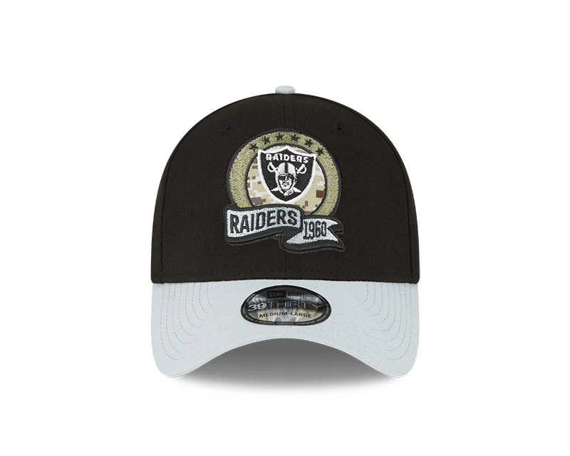 Las Vegas Raiders New Era 2022 Salute To Service - 39THIRTY Flex Hat - Image 2