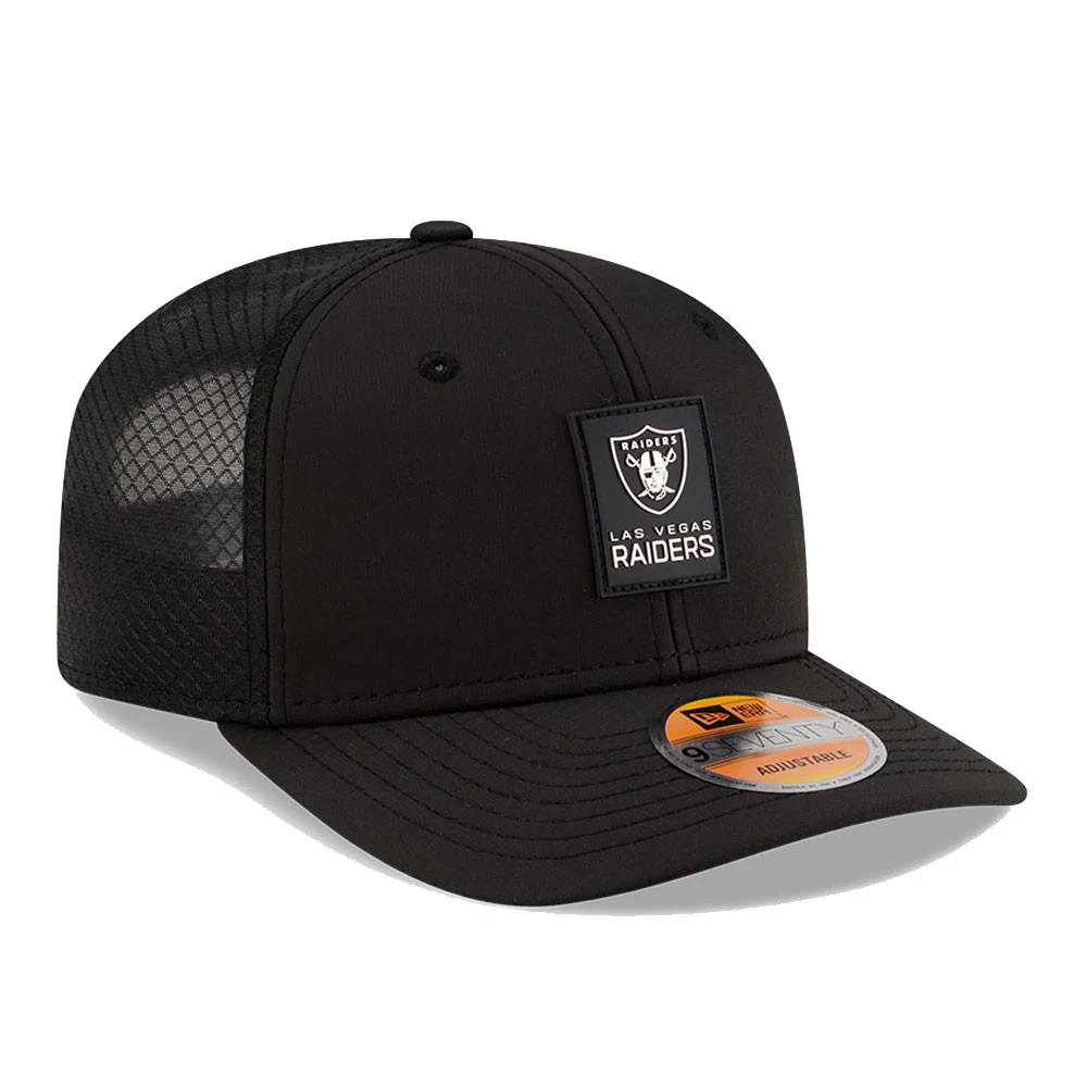 Las Vegas Raiders New Era 9Seventy 2025 NFL Sideline Performance Collection Snapback Adjustable Hat - Image 4
