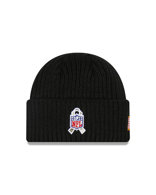 Las Vegas Raiders New Era Salute To Service 2022 Sport Cuffed Knit Hat - Image 2