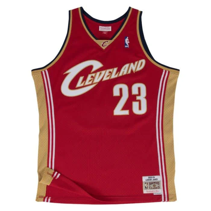 Lebron James Cleveland Cavaliers Mitchell & Ness 2003-04 Hardwood Classic Swingman Jersey - Image 2