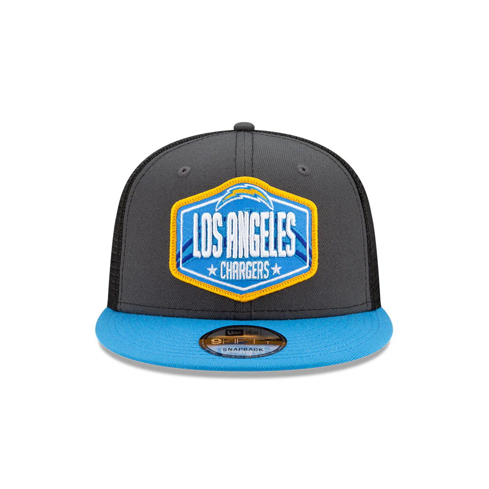 Los Angeles Chargers New Era 2021 Draft 9Fifty Snapback Hat - Image 2