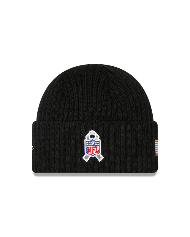 Los Angeles Chargers New Era Salute To Service 2022 Sport Cuffed Knit Hat - Image 2