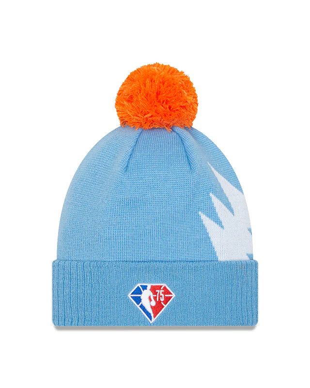 Los Angeles Clippers Baby Blue New Era City Series 21 Pom Knit Toque - Image 2